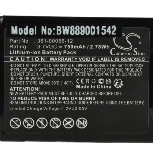 VHBW GPS Akku Garmin 361-00056-12 - 750 mAh 3,7 V Li-Ion