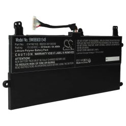   Notebook akkumulátor  Asus 0B200-04100000, C41N2102 - 3510 mAh 15,52 V Li-polimer, fekete