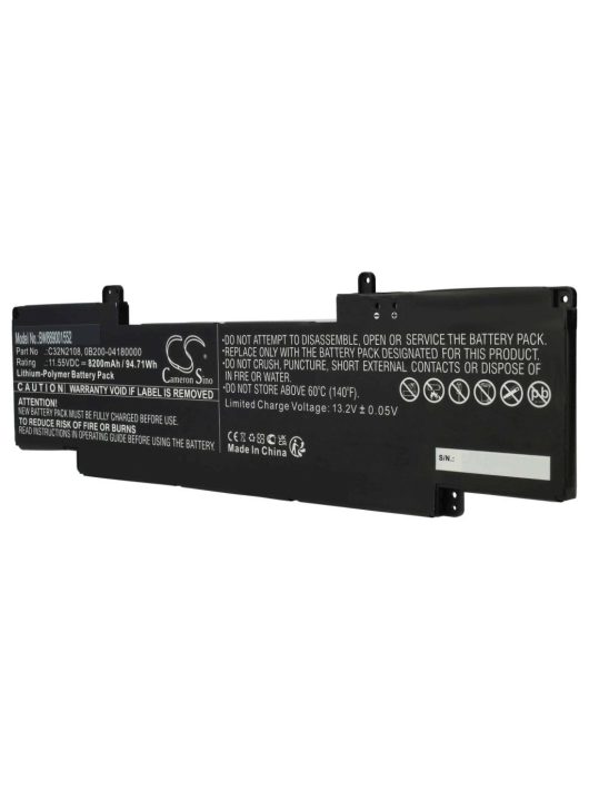 Notebook akkumulátor  Asus C32N2108, 0B200-04180000 - 8200 mAh 11,55 V Li-polymer