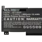 VHBW Notebook Battery MSI BTY-M492 - 4600 mAh 11.4 V Li-polymer, black