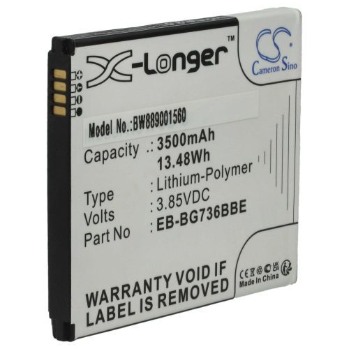 Mobiltelefon akkumulátor Samsung Galaxy Xcover 6 Pro készülékhez - 3500 mAh 3,85 V Li-Ion
