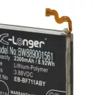 VHBW Mobile Phone Battery Samsung GH82-26270A, EB-BF711ABY - 2300 mAh 3.88 V Li-polymer