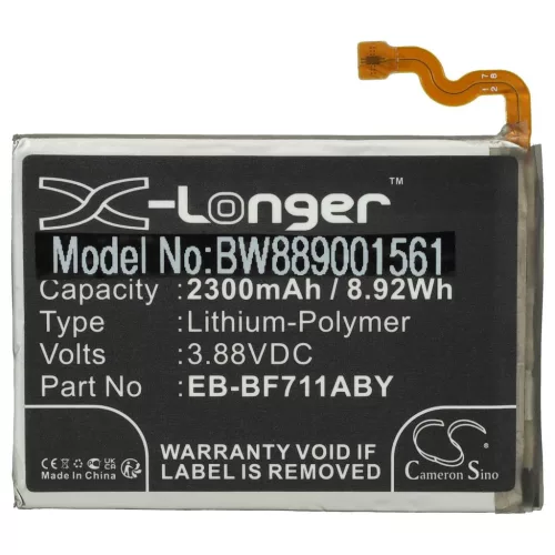 VHBW Mobile Phone Battery Samsung GH82-26270A, EB-BF711ABY - 2300 mAh 3.88 V Li-polymer