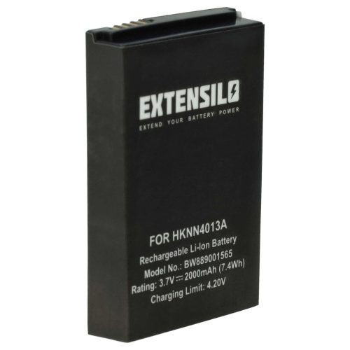 VHBW Radio Battery for Motorola HKLN4440B, HKNN4013A, BT110, BT90 - 2000 mAh 3.7 V Li-Polymer