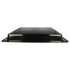VHBW AEG 3423981020 Baking Tray - 42.2 x 37.6 x 5 cm, Non-Stick, Black Enamelled
