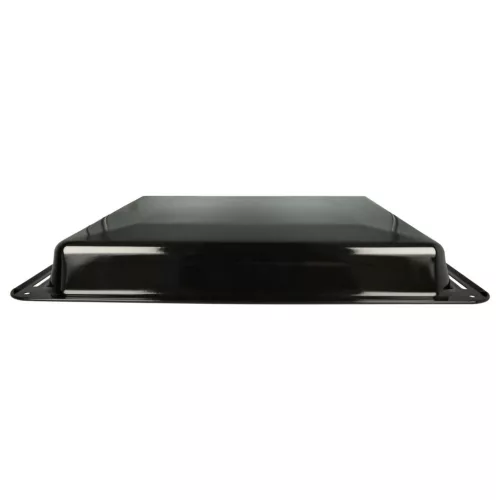 VHBW AEG 3423981020 Baking Tray - 42.2 x 37.6 x 5 cm, Non-Stick, Black Enamelled