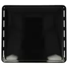 VHBW AEG 3423981020 Baking Tray - 42.2 x 37.6 x 5 cm, Non-Stick, Black Enamelled