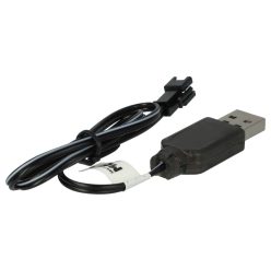   VHBW USB Charging Cable for RC Batteries with SM-2P Connector, RC Models Manufacturing Battery Packs - 60 cm 3.6 V