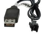 VHBW USB Charging Cable for RC Batteries with SM-2P Connector, RC Models Manufacturing Battery Packs - 60 cm 3.6 V