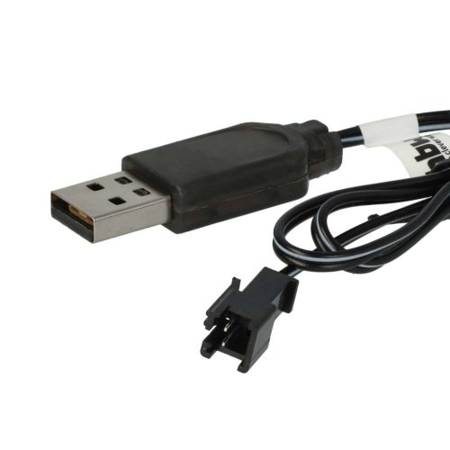 VHBW USB Charging Cable for RC Batteries with SM-2P Connector, RC Models Manufacturing Battery Packs - 60 cm 3.6 V