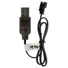 VHBW USB Charging Cable for RC Batteries with SM-2P Connector, RC Models Manufacturing Battery Packs - 60 cm 3.6 V