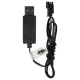 VHBW USB Charging Cable for RC Batteries with SM-2P Connector, RC Models Manufacturing Battery Packs - 60 cm 4.8 V