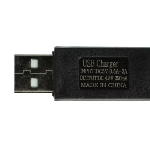 VHBW USB Charging Cable for RC Batteries with SM-2P Connector, RC Models Manufacturing Battery Packs - 60 cm 4.8 V