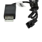 VHBW USB Charging Cable for RC Batteries with SM-2P Connector, RC Models Manufacturing Battery Packs - 60 cm 6 V