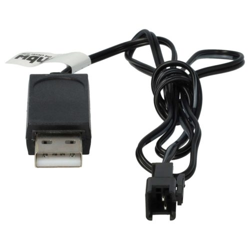 VHBW USB Charging Cable for RC Batteries with SM-2P Connector - 60 cm 7.2 V
