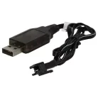 VHBW USB-Ladekabel für RC-Akkus mit SM-3P-Stecker, Akku-Packs für RC-Modelle - 60 cm 6,4 V