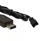 VHBW USB-Ladekabel für RC-Akkus mit SM-3P-Stecker, Akku-Packs für RC-Modelle - 60 cm 6,4 V