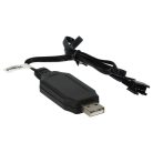 VHBW USB Töltőkábel RC-akkumulátorokhoz SM-4P csatlakozóval, RC-modellekhez akkumulátorcsomagok - 60 cm 7,5 V