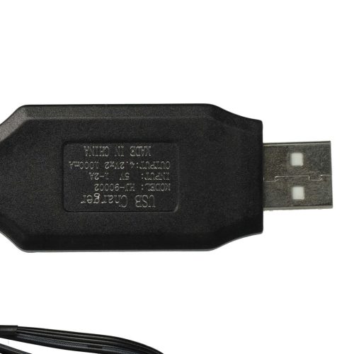 VHBW USB Töltőkábel RC-akkumulátorokhoz SM-4P csatlakozóval, RC-modellekhez akkumulátorcsomagok - 60 cm 7,5 V