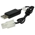 VHBW USB Charging Cable for RC Batteries with Tamiya Connector, RC Models Manufacturing Battery Packs - 60 cm 7.2
