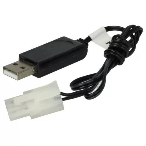 VHBW USB Charging Cable for RC Batteries with Tamiya Connector, RC Models Manufacturing Battery Packs - 60 cm 7.2