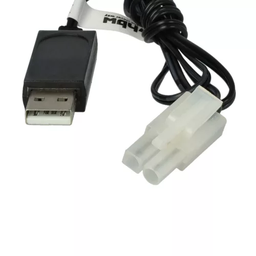 VHBW USB Charging Cable for RC Batteries with Tamiya Connector, RC Models Manufacturing Battery Packs - 60 cm 7.2