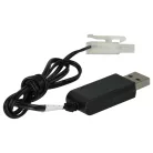 VHBW USB Charging Cable for RC Batteries with Tamiya Connector, RC Models Manufacturing Battery Packs - 60 cm 7.2