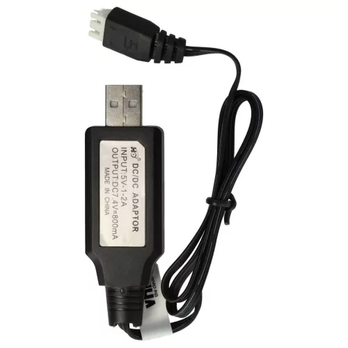 VHBW USB Charging Cable for RC Batteries with JST XH-3P Connector, RC Model Battery Packs - 60 cm 7