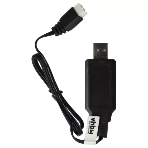 VHBW USB Charging Cable for RC Batteries with JST XH-3P Connector, RC Model Battery Packs - 60 cm 7