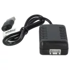 VHBW USB Charging Cable for RC Batteries, Battery Packs for RC Models - 55 cm 11.1 V