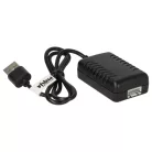 VHBW USB Charging Cable for RC Batteries, Battery Packs for RC Models - 55 cm 11.1 V