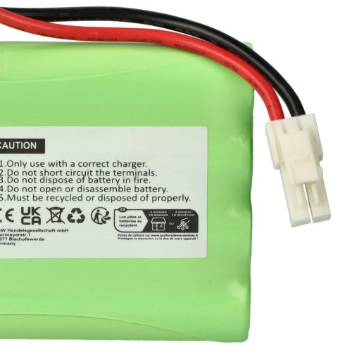 VHBW Gate Opener Battery instead of Polargos S1512 - 1600 mAh 9.6 V NiMH