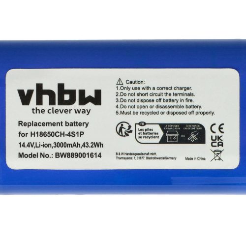 Akkumulátor Xiaomi H18650CH-4S1P-hez - 3000 mAh, 14,4 V, Li-Ion