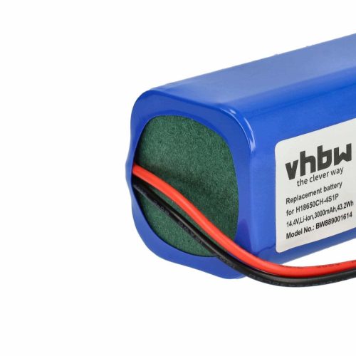 VHBW Battery for Xiaomi H18650CH-4S1P - 3000 mAh, 14.4 V, Li-Ion