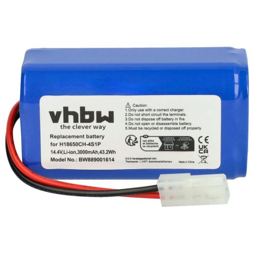 VHBW Battery for Xiaomi H18650CH-4S1P - 3000 mAh, 14.4 V, Li-Ion