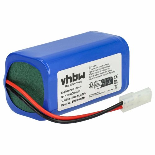 VHBW Battery for Xiaomi H18650CH-4S1P - 3000 mAh, 14.4 V, Li-Ion