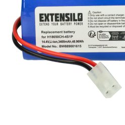   VHBW Battery for Xiaomi H18650CH-4S1P - 3400 mAh, 14.4 V, Li-Ion