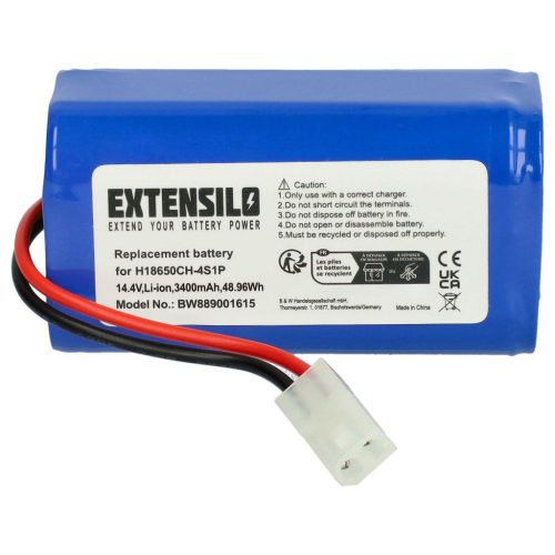 VHBW Battery for Xiaomi H18650CH-4S1P - 3400 mAh, 14.4 V, Li-Ion