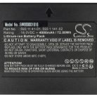 VHBW Lawn Mower Battery Husqvarna 593 1 141-02, 593 11 41-01 - 4000 mAh 18 V Li-Ion, black - Gardening tool