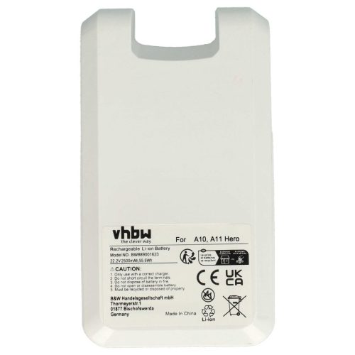 VHBW Battery for ZB1756-20P - 2500 mAh, 22.2 V, Li-Ion