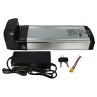 VHBW Battery for E-Go Wondervelo, Hapex, City Line F1 and other models, silver, 36V, Li-Ion, 13Ah