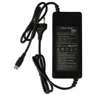 VHBW Battery for E-Go Wondervelo, Hapex, City Line F1 and other models, silver, 36V, Li-Ion, 13Ah