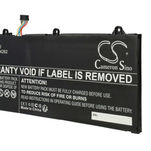 VHBW Notebook akkumulátor  Lenovo L20L4PD3, 5B11C04261, 5B11C04256 - 4550 mAh 15,36 V Li-polimer, fekete