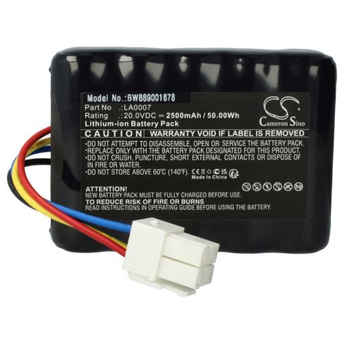 VHBW Landxcape LA0007 Lawn Mower Battery - 2500 mAh 20 V Li-Ion