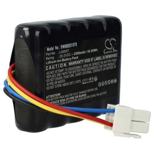 VHBW Landxcape LA0007 Lawn Mower Battery - 2500 mAh 20 V Li-Ion