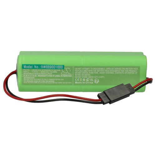 VHBW Távirányító Akkumulátor Futaba NT8S700B, NT8S600B, 2608B-33J - 2000 mAh 9,6 V NiMH
