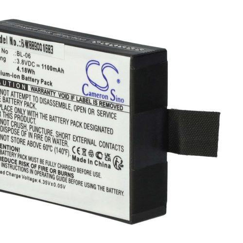 VHBW Akkumulátor BL-06-hoz - 1100 mAh, 3,8 V, Li-Ion