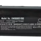 VHBW AL-KO A00Z396000IR Lawn Mower Battery - 2000mAh 7.4V Li-Ion