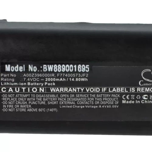 VHBW AL-KO A00Z396000IR Lawn Mower Battery - 2000mAh 7.4V Li-Ion