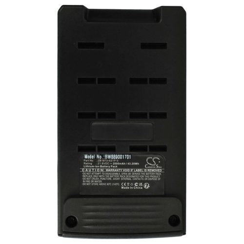 Akkumulátor Tineco ZB1873-6S1P-03, ZB1873-6S1P-0 típusokhoz - 2000 mAh, 21,6 V, Li-Ion